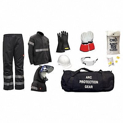 MECHANIX WEAR AG40GPJPSH3P8 Arc Flash Protection Clothing Kit Sz 8