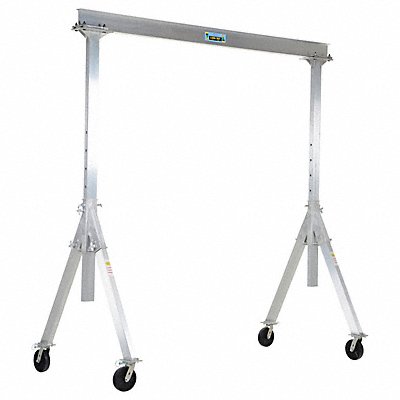 VESTIL AHA21010 Adjustable Alum Gantry Crane 2K 10 x 10