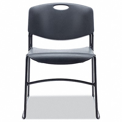 ALERA ALECA671 Stacking Chair Black 14 7/8 in H PK 4