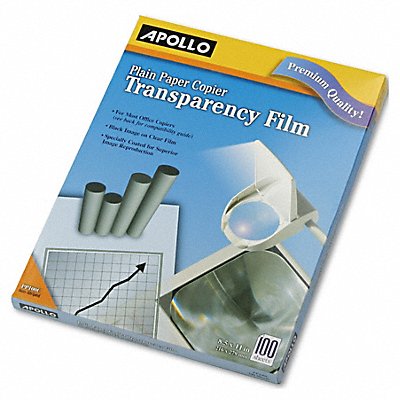 APOLLO VPP100CE Plan Paper Transperancy Film Clear PK100