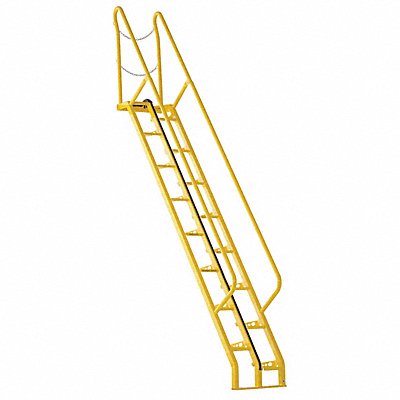 VESTIL ATS1068 Alternating Tread Stairs Walk Through 10 ft.H