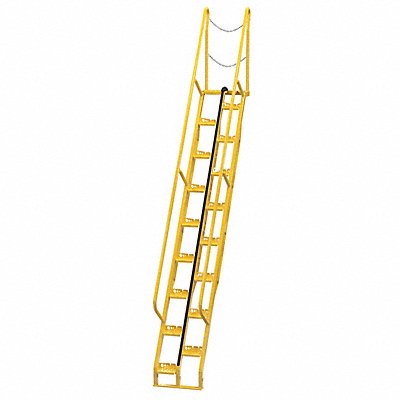 VESTIL ATS1156 Alternating Tread Stair Unit 14 ft 6 H