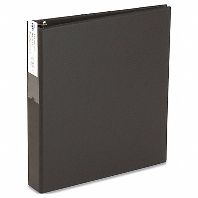 GRAINGER AVE04401 3-Ring Binder 1-1/2 Black