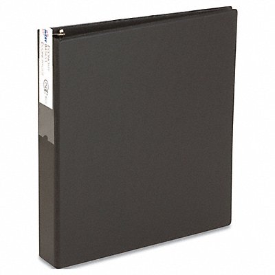 GRAINGER AVE04501 3-Ring Binder 2 Black
