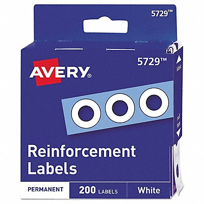 AVERY AVE05729 Hole Reinforcement Roll White PK200