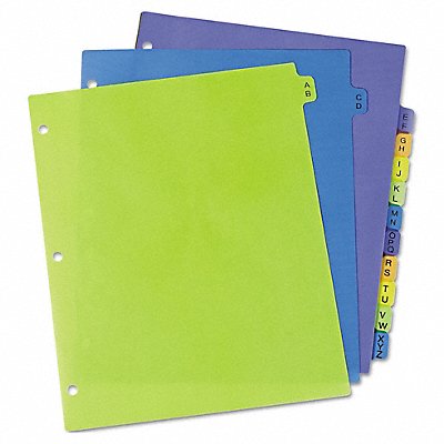 AVERY 11330 Index Divider A-Z 8.5 X11 Tr PK12