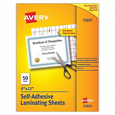 AVERY 73601 Laminate Sheet 9 x 12 PK50