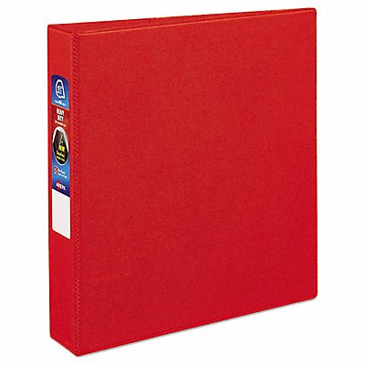 GRAINGER AVE79585 3-Ring Binder 1-1/2 Red
