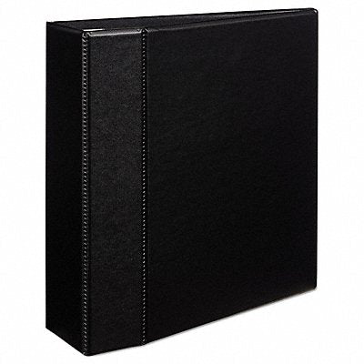 GRAINGER AVE79984 3-Ring Binder 4 Black