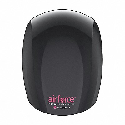 WORLD DRYER J162A3 Airforce Hand Dryer Automatic Black