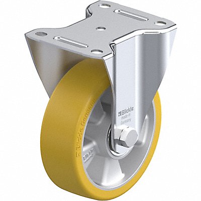 GRAINGER BALTH150K Plate Caster Rigid Polyurethane 7 1/2 H