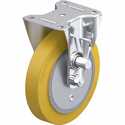 GRAINGER BGTH200KTMR Plate Caster Rigid Polyurethane 9 1/4 H
