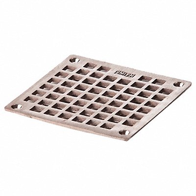 JAY R. SMITH MFG. CO B06NBG Floor Drain Grate Square 5-9/16In