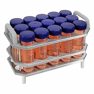 BENCHMARK RESEARCH B20004T500 Test Tube Rack Silver 15 x 50