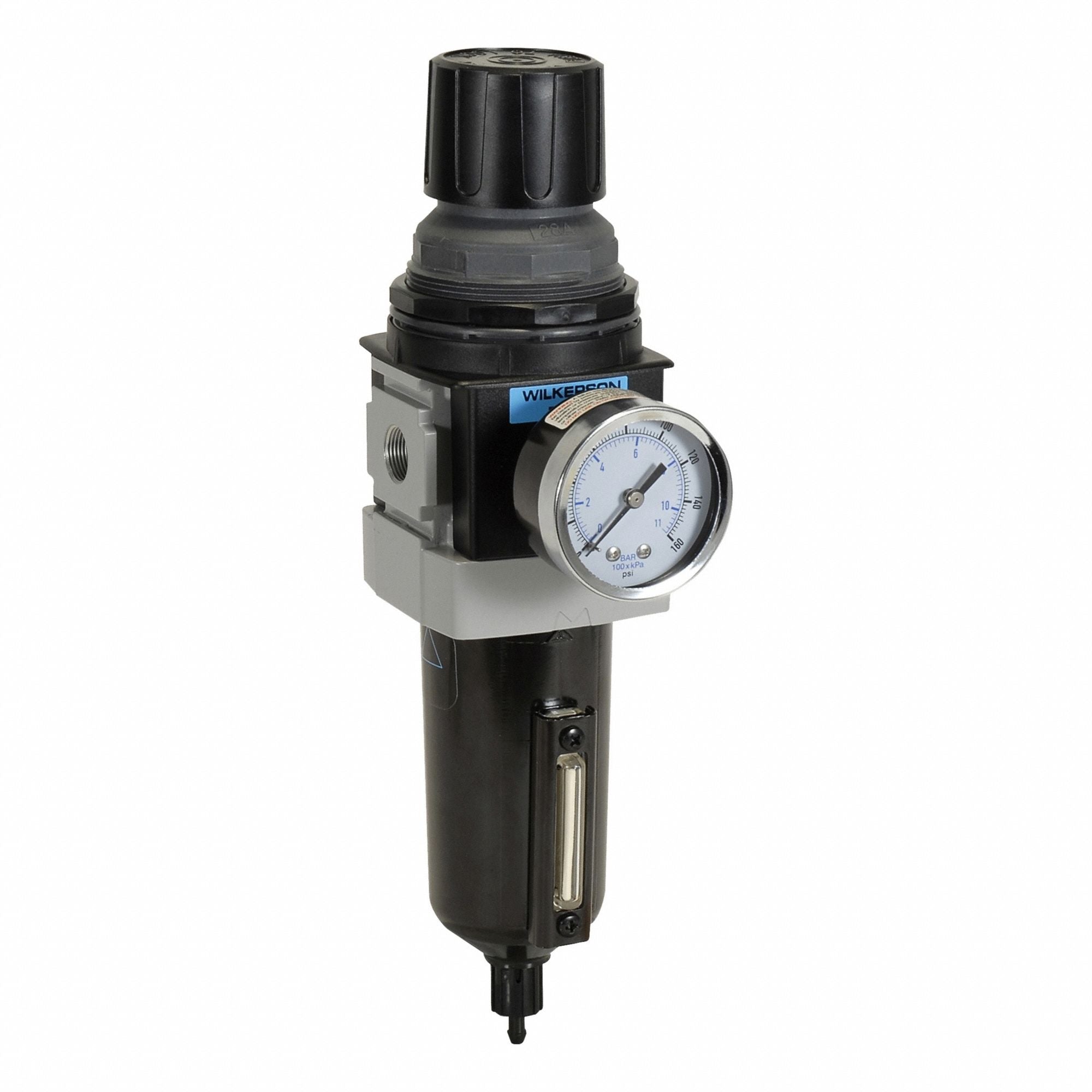 WILKERSON B2804FLG0B Filter/Regulator Aluminum Manual Drain