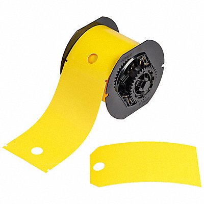 BRADY B30255851Yellow Lockout Tags 5-3/4 Label H Yellow