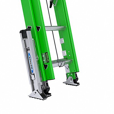 WERNER B71202X9295 Extension Ladder B7100-2 Series Section Length 20 ft