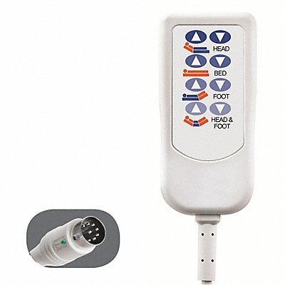 CREST HEALTHCARE SUPPLY BCAK800 Bed Control HD2 For NOA 8-Pin Din