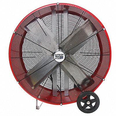 MAXX AIR BF36DDRED Standard-Duty Industrial Fan 1/2 HP
