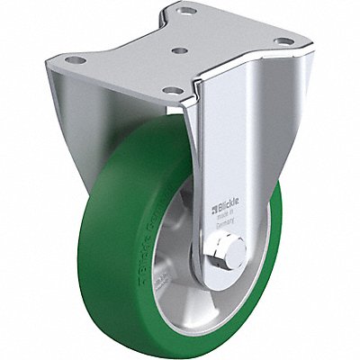 GRAINGER BHALST150K Plate Caster Rigid Polyurethane 7 3/4 H