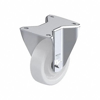 GRAINGER BHSPO125K3 Plate Caster Rigid 6 1/2 H