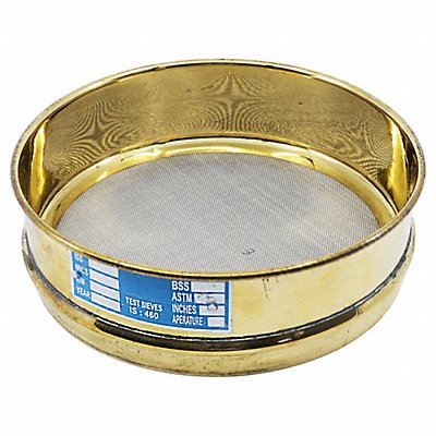 EISCO SCIENTIFIC BI0139BRC Brass Sieve SS Screen 8 Dia 2.5 D