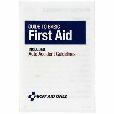 FIRST AID ONLY BK021 First Aid Guide Guide to Basic First Aid
