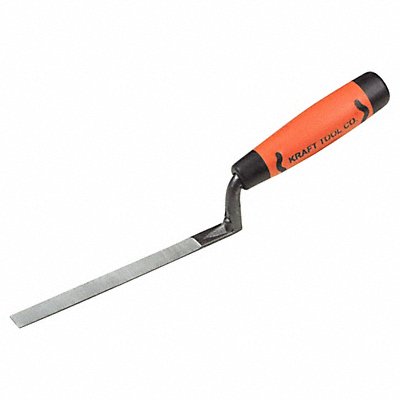 KRAFT TOOL BL764PF Caulking Trowel 6 5/8inL 1/2inW Steel