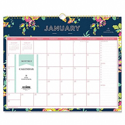 BLUE SKY BLS103627 Wall Calendar 15 x 12 1 Month per Page