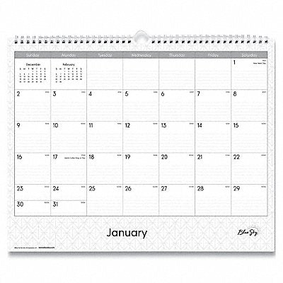 BLUE SKY BLS111292 Wall Calendar 15 x 12 1 Month per Page