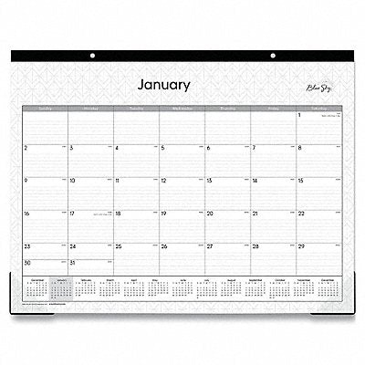BLUE SKY BLS111294 Desk Pad 22 x 17 1 Month per Page