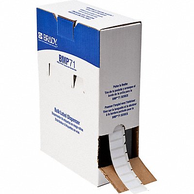 BRADY BM17423 Label 1 in W White
