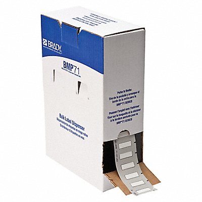 BRADY BM1871344 Sleeve 1 in W 21/64 in H Die-cut