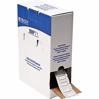 BRADY BM725017641 Sleeve Polyolefin White 1 W