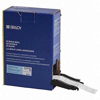 BRADY BM3751312 Sleeve Polyolefin White 1 W