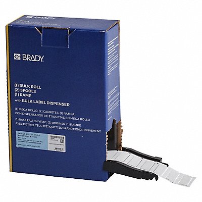 BRADY BM375175312 Sleeve Polyolefin White 1 3/4 W