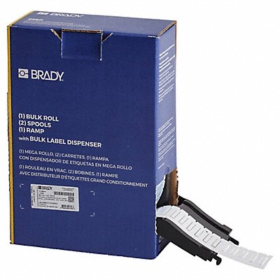 BRADY BM0941312 Sleeve Polyolefin White 1 W