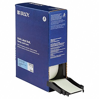 BRADY BM7C2000526 Label Polyester Color White 2 W