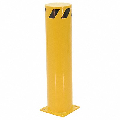 GRAINGER BOL3685 Bollard 36 in H Yellow Carbon Steel