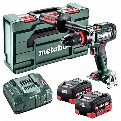 METABO BS18LTX3BLQIMetal55MB Brushless 3-Speed Drill/Driver Kit 18V