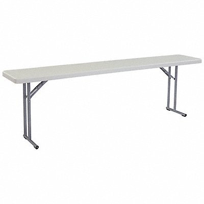 NATIONAL PUBLIC SEATING BT1896 Meeting Table Rectangle Grey 96 W