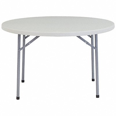 NATIONAL PUBLIC SEATING BT48R Fldg Tbl Round Polypropylene 48 Dia