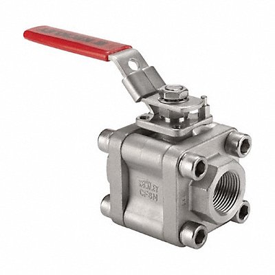 KECKLEY BVM3THRCSRGSL050 Manual 2-Way Ball Valve NPT Carbon Steel