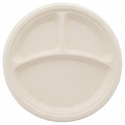 BOARDWALK PL11BWNPFA Disposable Plates White 10 in Dia PK500