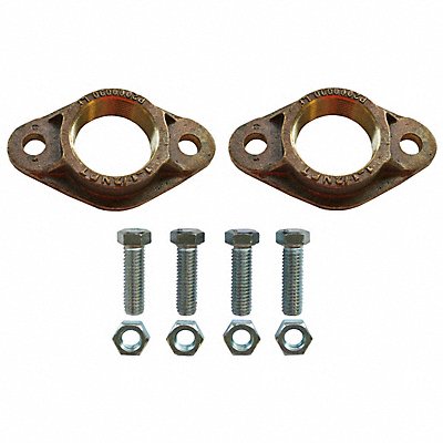 BELL GOSSETT 101516LF Flange Chrome Plated Steel 1-1/4 NPT PK6