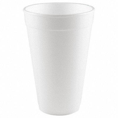 GRAINGER C1618 Disposable Hot/Cold Cup 16oz White PK500