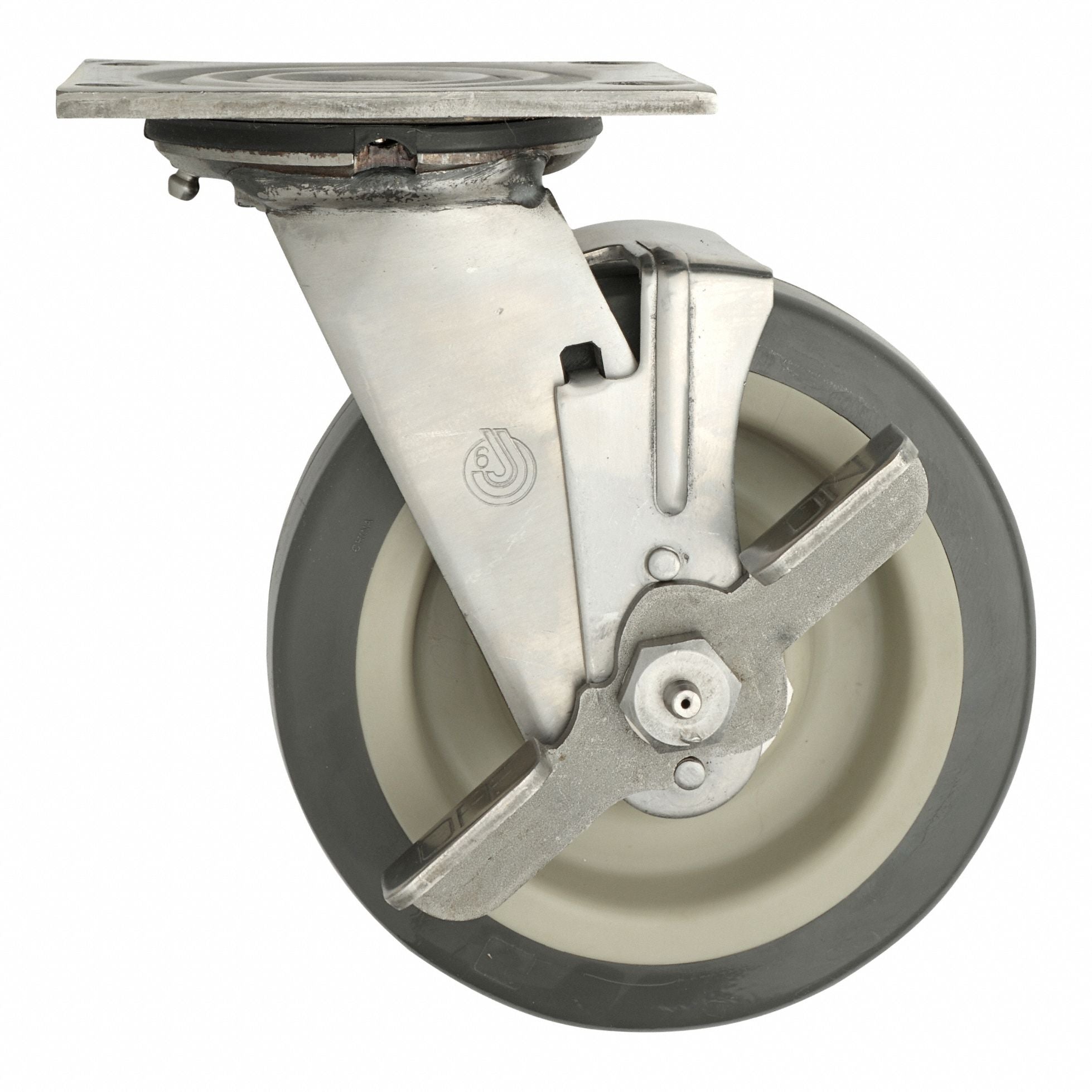 METRO C6PBGSA Washable Plate Castor Wheel 6 600 lb.