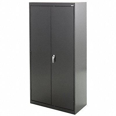 SANDUSKY CA4136187209 F1274 Storage Cabinet 72 x36 x18 Black 4Shlv