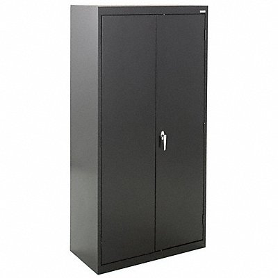 SANDUSKY CAC136247209 Storage Cabinet 72 x36 x24 Black 4Shlv