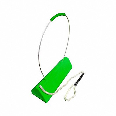 CHECKERS CAC24QLRECH Commercial Aviation Chock Green 6 H